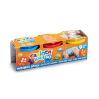 Carioca Modelliermasse Baby Do 3-Set - Packungsgrösse: 225 g - Set: Ja - Anwender: Babys - Detailfarbe: Mehrfarbig - Modelliermasse Art: Modelliermasse - Trocknung: Lufttrocknend