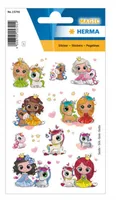 Herma Stickers Motivsticker Magic Prinzessin 10 Stück Mehrfarbig - Motiv: Prinzessin