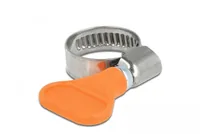 DELOCK Schlauchschelle, Flügelmutter 12-20mm 5 Stk. orange