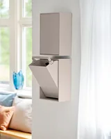 ReCollector Recyclingbehälter 12 l, Silver Cloud Grey - Anzahl Behälter: 1 - Fassungsvermögen: 12 l