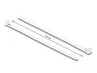 Delock Kabelbinder Weiss 150 mm x 7.2 mm, 100 Stück - Produkttyp: Kabelbinder - Ausstattung Kabelmanagement: Wiederverwendbar - Detailfarbe: Weiss - Breite: 7.2 mm - Länge: 150 mm - Material: Nylon