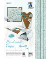 URSUS Bastelpapier Noblesse 23 x 33 cm, 200 g/m², 8 Blatt, Ice - Papierformat: 23 x 23 cm - Selbstklebend: Nein - Papierfarbe: Hellblau - Papiertyp: Bastelpapier - Mediengewicht: 200 g/m² - Verpackungseinheit: 8 Stück