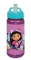 Scooli Trinkflasche Gabby's Dollhouse 500 ml, Blau/Rosa - Material: Kunststoff - Eigenschaften: Keine Eigenschaft - Zertifikate: Keine Zertifizierung - Spülmaschinenfest: Nein - Volumen: 500 ml - Farbe: Blau - Rosa