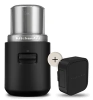 KitchenAid Kaffeemühle Go Cordless 5KBGR111BM Schwarz - Detailfarbe: Schwarz - Ausstattung: Mahlfunktion - On the Go - Mahlwerk: Schlagmahlwerk - Fassungsvermögen: 113 g