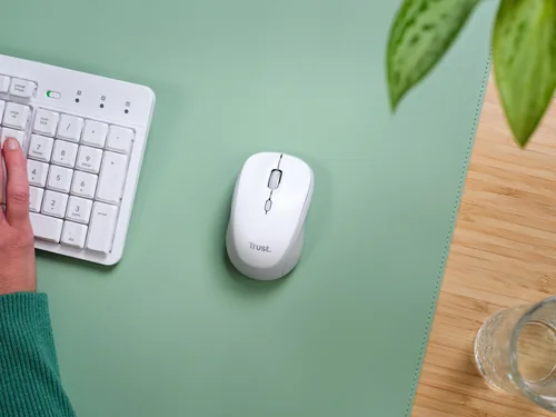 Trust Yvi+ Maus Universal Beidhändig RF Wireless + Bluetooth Optisch 1600 DPI