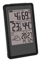 TFA Dostmann Wetterstation Etna Schwarz - Funktionen: Aussentemperatur - Uhrzeitanzeige - Innentemperatur - Luftfeuchtigkeit - Display - Aktuelle Wetterlage - Set: Ja - Typ: Wetterstation