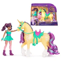 Spinmaster Unicorn Academy Ava Doll & Leaf Unicorn - Altersempfehlung ab: 3 Jahren - Puppenreihe: Anziehpuppen