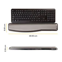 Fellowes Tastatur-Handgelenkauflage höheverstellbar Gel grau