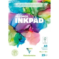 Clairefontaine Block Alcohol Inkpad 14.8 x 21 cm - Papierformat: 14.8 x 21 cm - Produkttyp: Malblock - Anwender: Künstler - Hobbyanwender