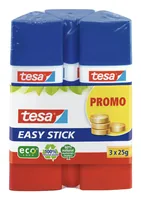 TESA Klebestifte Easy Stick 25g 57047-00000 ecoLogo 3 Stück