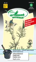 Samen Mauser Samen Schwarzkümmel - Aussaatzeit: April - Mai - März - Sonneneinstrahlung: Sonnig - Saattyp: Saatgut - Gemüsegruppen: Kräuter - Erntezeit: Oktober - September - Bio Zertifizierung: Ohne Bio-Zertifizierung
