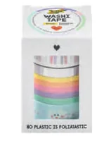 Folia Washi Tape 4er Set - Detailfarbe: Silber - Mehrfarbig - Länge: 5 m - Set: Ja - Breite: 15 mm