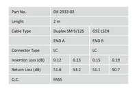 Digitus Fiber Optic Singlemode Patch Cord, LC / LC