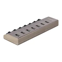 StarTech.com 7-Port Self-Powered USB-C Hub with Individual On/Off Switches, USB 3.0 5Gbps Expansion Hub w/Power Supply, Desktop/Laptop USB-C to USB-A Hub, 7x BC 1.2 (1.5A)