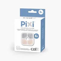 Catit Ersatzfilter zu Pixi, 6 Stück - Produkttyp: Ersatzfilter - Tierart: Katze - Detailfarbe: Weiss