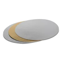 Patisse Tortenunterlage 3 Stück, Gold / Silber - Detailfarbe: Gold - Silber - Form: Rund - Material: Karton