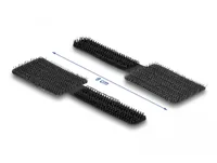Delock Klettkabelbinder selbstklebend Schwarz 90 mm x 24 mm - Produkttyp: Klett-Kabelhalter - Ausstattung Kabelmanagement: Haftend - Selbstklebend - Wiederverwendbar - Detailfarbe: Schwarz - Breite: 24 mm - Länge: 90 mm - Material: Kunststoff