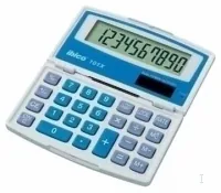 Ibico Taschenrechner 101X - Typ: Taschenrechner - Stromversorgung: Solarbetrieb - Detailfarbe: Blau - Weiss - Displaytyp: LCD - Programmierbar: Nein - Anzahl Zeilen: 1 ×