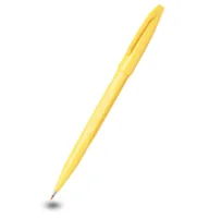 pentel Filzstift Sign-Pen s520 1.0 mm, Gelb - Strichstärke: 1.0 mm - Set: Nein - Verpackungseinheit: 1 Stück - Eigenschaft-Stift: Deckend - Wischfest - Anwender: Kreativbedarf - Erwachsene - Kinder - Fasermaler & Fineliner Art: Filzstift
