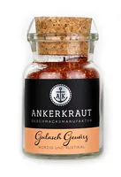 Ankerkraut Gewürz Gulasch 80 g - Produkttyp: Fleischgewürze & Marinaden - Ernährungsweise: Glutenfrei - Laktosefrei - Vegan - Vegetarisch - Produktionsland: Deutschland - Nachhaltigkeit: Nicht angegeben - Packungsgrösse: 80 g - Fairtrade: Nein