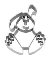 Städter Guetzli-Ausstecher Hase, Edelstahl, 9 cm - Materialtyp: Metall - Material: Edelstahl - Verpackungseinheit: 1 Stück - Produkttyp: Guetzli-Ausstecher - Detailfarbe: Silber