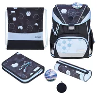Herlitz UltraLight XL Plus Cyber Soccer school bag set Boy Polyester Blue, Dark Blue