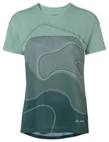 VAUDE Damen T-Shirt Wo Moab VI deep pond Grün, Grösse 38 - Farbe: Grün - Detailfarbe: Grün - Nachhaltigkeit: Grüner Knopf - Zielgruppe: Damen - Altersgruppe: Erwachsene - Produkttyp: T-Shirt