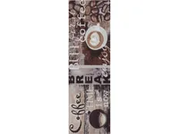 Hanse Home Teppich Coffee 50 x 150 cm - Eigenschaften: Keine Eigenschaft - Zertifikate: Keine Zertifizierung - Breite: 50 cm - Länge: 150 cm - Motiv: Kaffee - Detailfarbe: Mehrfarbig