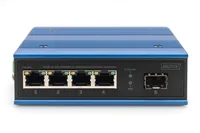 Digitus DN-651135 commutateur réseau Non-géré Gigabit Ethernet (10/100/1000) Connexion Ethernet, supportant l'alimentation via ce port (PoE) Noir, Bleu
