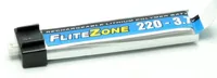 FliteZone RC-Akku LiPo 220 mAh 3.7 V - Akkutyp: Lithium-Polymer (LiPo) - Spannung: 3.7 V - Anwendungsbereich: Flugmodelle - Akkukapazität: 220 mAh - Breite: 11 mm - Balancer-Anschluss: Keiner