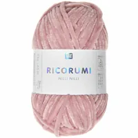 Rico Design Wolle Ricorumi Nilli Nilli Lachs - Packungsgrösse: 1 Stück - Länge: 65 m - Material: Polyester - Detailfarbe: Lachs - Waschbar bei: 30 °C - Nadelstärke: 3 mm