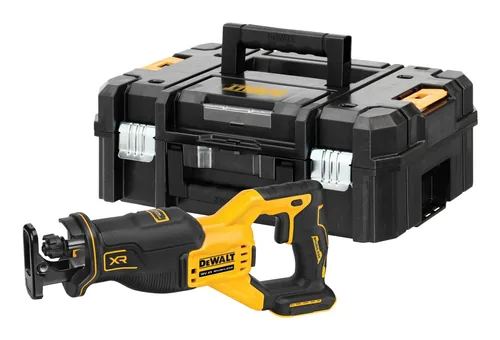 Akku-Säbelsäge DCS382NT, 18Volt (gelb/schwarz, ohne Akku und Ladegerät, in TSTAK Box II)