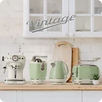 Ariete Vintage Milchaufschäumer, grün