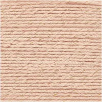 Rico Design Ricorumi Twinkly Twinkly 25 g, Puder - Packungsgrösse: 1 Stück - Waschbar bei: 30 °C - Länge: 52 m - Detailfarbe: Altrosa - Material: Baumwolle - Polyester - Nadelstärke: 3 mm - 4 mm
