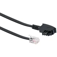 Schwaiger DSL-Kabel RJ12 6P2C -> TAE-F 6P4C 3m schwarz