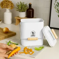 Relaxdays Kitchen Compost Bin 3.5 Litres