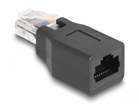 Delock Netzwerkadapter RJ45/RJ48/RJ50 Stecker/Buchse 1 Stück - Zubehörtyp: Kupplung - Detailfarbe: Schwarz - Verpackungseinheit: 1 Stück