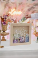 Partydeco Spardose Honeymoon Fund Hochzeit - Breite: 6 cm - Höhe: 30 cm - Länge: 30 cm - Produkttyp Geschenke: Spardosen - Motiv: Hochzeit