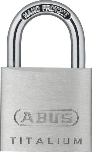 Abus Vorhängeschloss 64TI/30 Silber Aluminium - Schlossart: Schlüssel - Set: Nein - Aussenanwendung: Ja