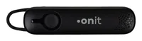 onit Headset Mono In-Ear - Mikrofon Eigenschaften: Keine speziellen Eigenschaften - Verbindung zum Endgerät: Bluetooth - Trageform: In-Ear Ohrbügel - Trageweise: Mono - Tragestil: In-Ear - Ohrbügel - Detailfarbe: Schwarz