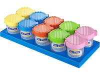 Laufer 86401 painting water pot Blue, Green, Pink, Red, Yellow