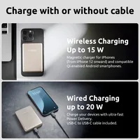 Intenso Powerbank MW10000 champa 10000 mAh magnetic wireless