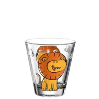 Leonardo Kindertasse Bambini Löwe, 215 ml, 6 Stück - Art: Kindertasse - Materialtyp: Glas - Material: Glas - Eigenschaften: Keine Eigenschaft - Detailfarbe: Transparent - Braun - Spülmaschinenfest: Ja