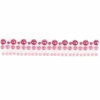 Rico Design Perlensticker Paper Poetry 50 cm, 1 Stück Rosa - Motiv: Perle