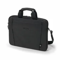 DICOTA Notebooktasche Eco Slim Case Base 14.1 - Tragemöglichkeit: Handgriff - Schulterriemen - Tiefe: 35 mm - Breite: 370 mm - Trolley-Band: Nein - Bildschirmdiagonale: 14.1  - Detailfarbe: Schwarz