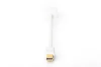 Digitus AK-340404-001-W cavo e adattatore video 0,15 m Mini DisplayPort HDMI Bianco