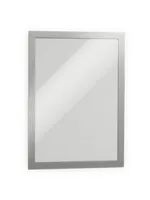 DURABLE Präsentationsrahmen Duraframe A4 2 Stück Silber - Papierformat: A4 - Detailfarbe: Silber