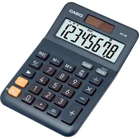 Casio Taschenrechner CS-MS-8E - Stromversorgung: Solarbetrieb - Batteriebetrieb - Typ: Bürorechner - Detailfarbe: Schwarz - Displaytyp: LCD - Anzahl Zeilen: 1 × - Anzahl Stellen: 8 ×