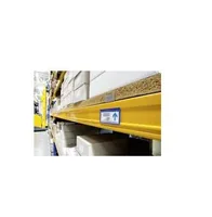 DURABLE magnetische Etikettentasche 100x38mm 50er Pck blau