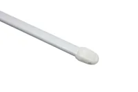 Gardinia Vorhangstange flachoval, 30-50 cm 2 Stück, Weiss - Detailfarbe: Weiss - Zubehörtyp: Vorhangstange